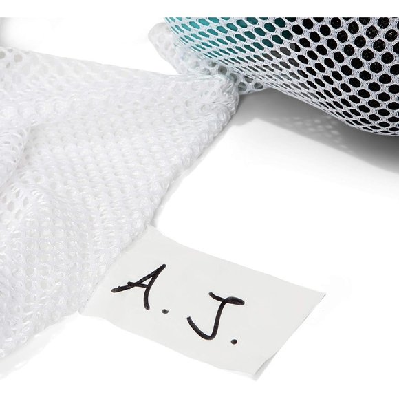 Boy Girl White Mesh Sports Equipment Bag with Strap - Picture 3 of 11